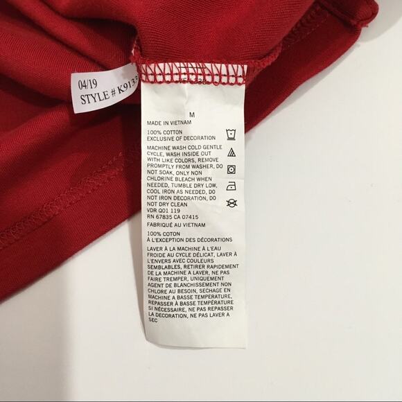 Nautica Knit Short Sleeve Polo Shirt - Red - Medium - Picture 9 of 9